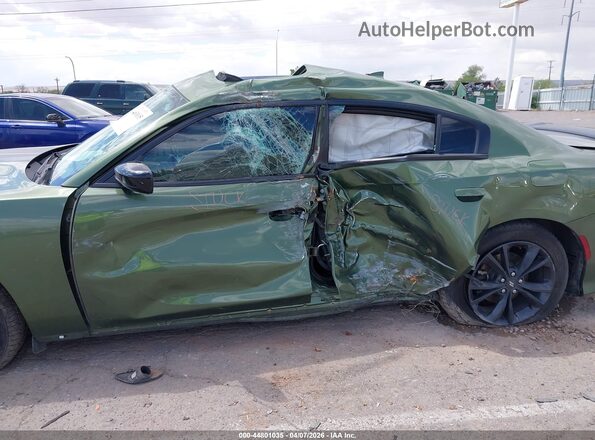 2C3CDXMG6LH200712 2020 DODGE CHARGER Зеленый Вид спереди
