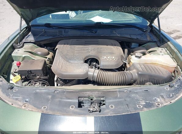 2C3CDXMG6LH200712 2020 DODGE CHARGER Зеленый Вид сзади