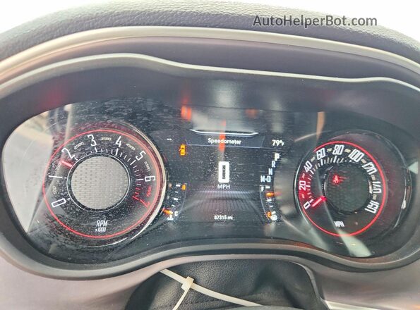 2C3CDZAG1NH174829 2022 DODGE CHALLENGER Gray ხელსაწყოთა პანელის ხედი
