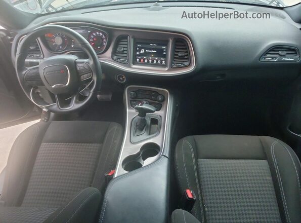 2C3CDZAG1NH174829 2022 DODGE CHALLENGER Gray წინა პანელის ხედი