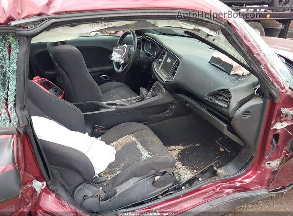 2C3CDZAG3KH677757 2019 DODGE CHALLENGER Burgundy Vista interior delantera