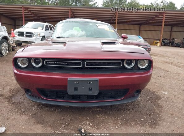 2C3CDZAG3KH677757 2019 DODGE CHALLENGER Burgundy Vista interior trasera