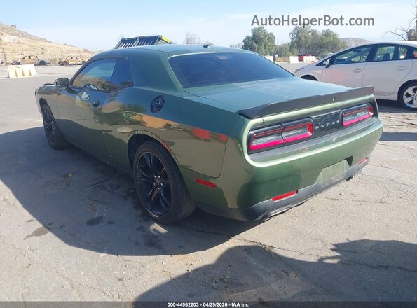 2C3CDZAG7JH287355 2018 DODGE CHALLENGER Зеленый Задняя левая четверть