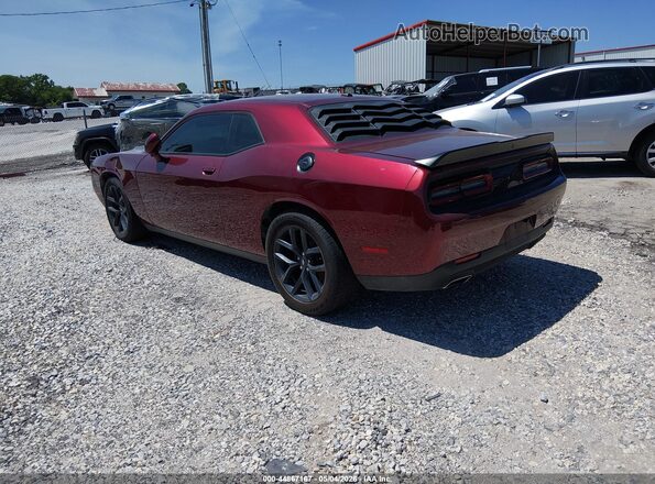 2C3CDZAG9MH552586 2021 DODGE CHALLENGER Бордовый Задняя левая четверть