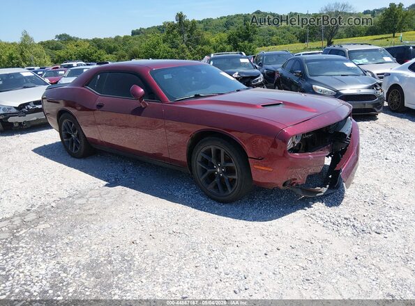 2C3CDZAG9MH552586 2021 DODGE CHALLENGER Бордовый Передняя правая четверть
