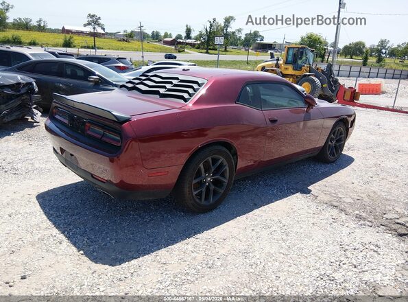 2C3CDZAG9MH552586 2021 DODGE CHALLENGER Бордовый Задняя правая четверть