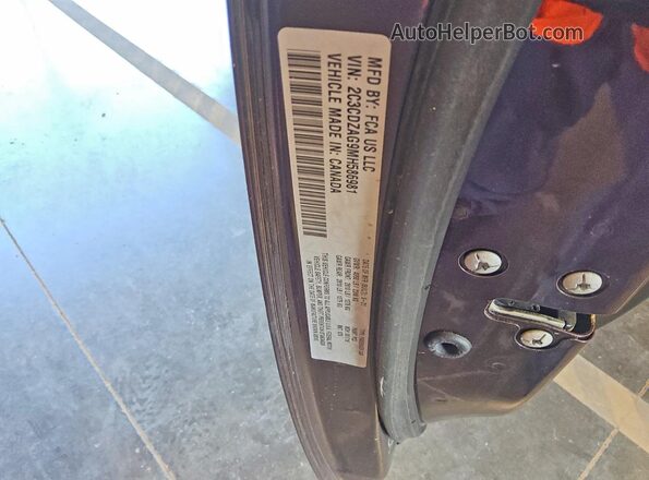 2C3CDZAG9MH586981 2021 DODGE CHALLENGER Фиолетовый Вид подкапотного пространства