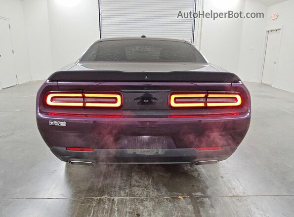 2C3CDZAG9MH586981 2021 DODGE CHALLENGER Фиолетовый Вид сзади