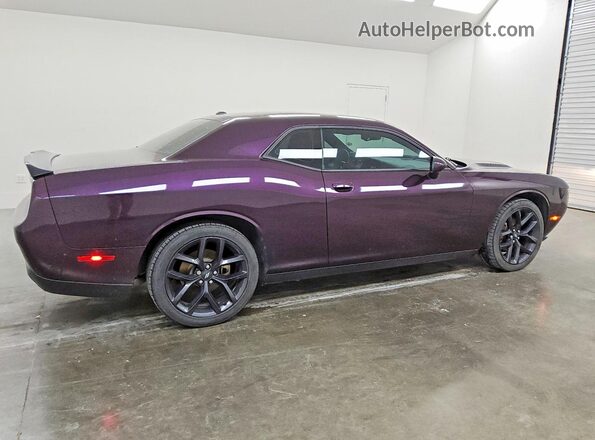 2C3CDZAG9MH586981 2021 DODGE CHALLENGER Фиолетовый Задняя правая четверть