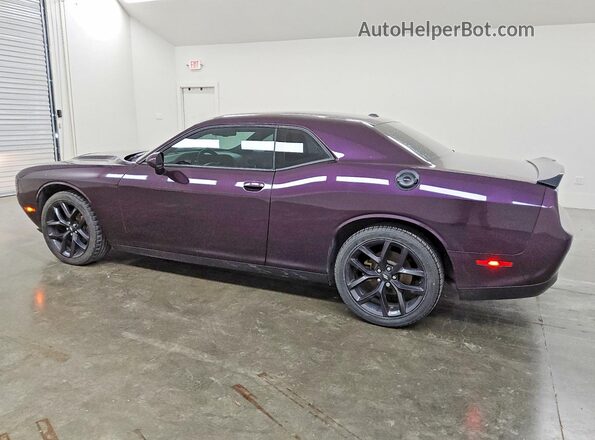 2C3CDZAG9MH586981 2021 DODGE CHALLENGER Фиолетовый Задняя левая четверть