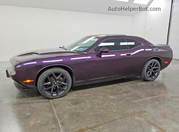 2C3CDZAG9MH586981 2021 DODGE CHALLENGER Фиолетовый Передняя левая четверть