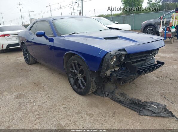 2C3CDZAGXLH218792 2020 DODGE CHALLENGER Синий Передняя правая четверть