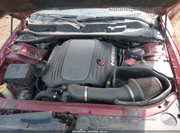 2C3CDZBT0HH656451 2017 DODGE CHALLENGER Maroon Vista trasera