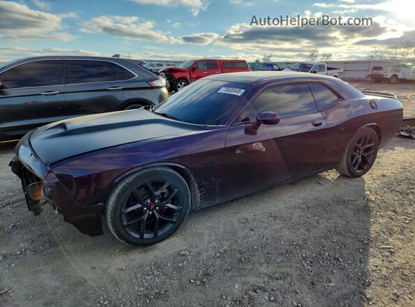 2C3CDZBT8NH182048 2022 DODGE CHALLENGER Фиолетовый Передняя левая четверть