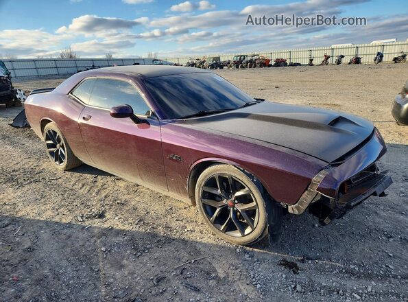 2C3CDZBT8NH182048 2022 DODGE CHALLENGER Фиолетовый Передняя правая четверть