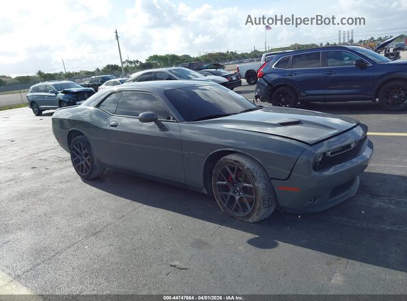 2C3CDZBTXHH618550 2017 DODGE CHALLENGER Серый Передняя правая четверть