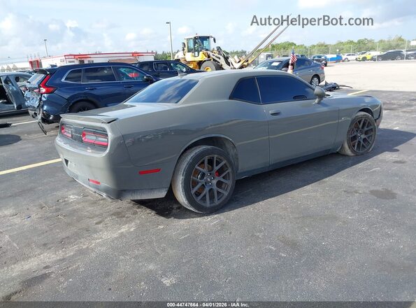 2C3CDZBTXHH618550 2017 DODGE CHALLENGER Серый Задняя правая четверть