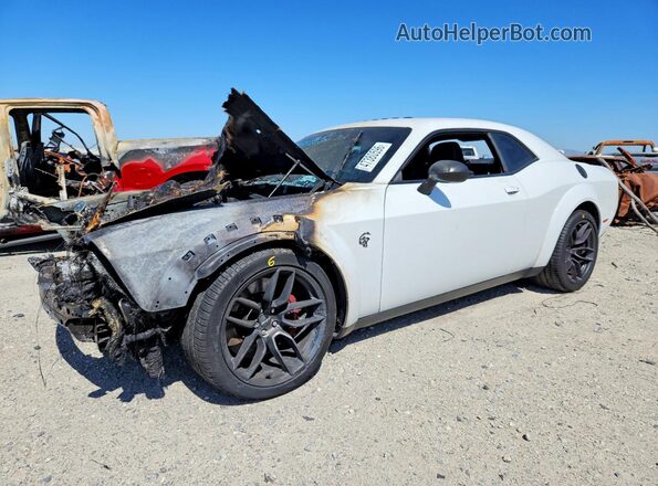 2C3CDZC93KH524262 2019 DODGE CHALLENGER Белый Передняя левая четверть