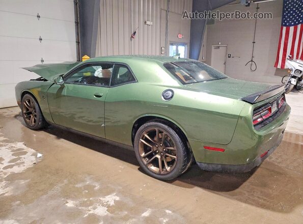 2C3CDZC96PH633757 2023 DODGE CHALLENGER Green უკანა მარცხენა