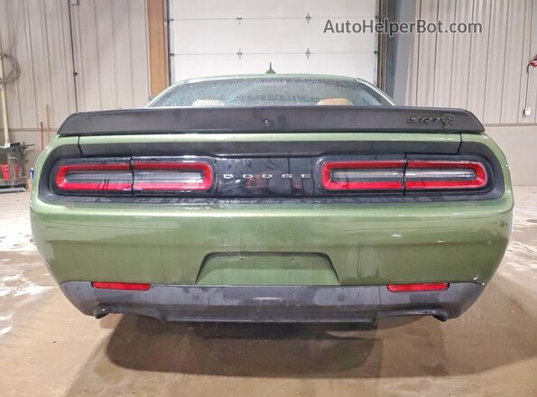 2C3CDZC96PH633757 2023 DODGE CHALLENGER Green უკანა ხედი
