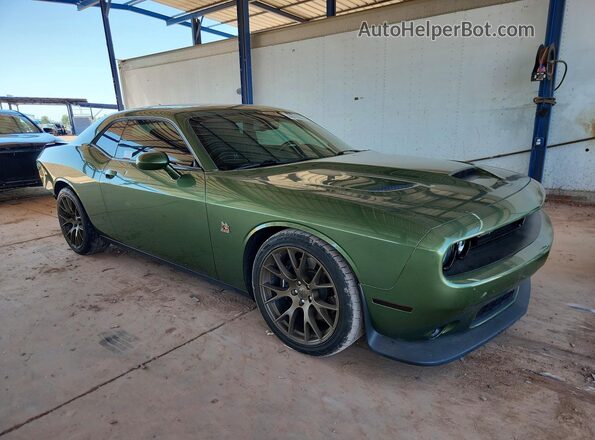 2C3CDZFJ1NH163897 2022 DODGE CHALLENGER Зеленый Передняя правая четверть