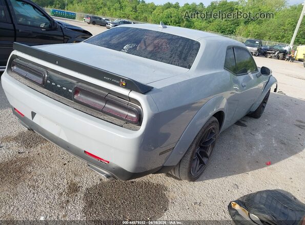 2C3CDZFJ2MH622935 2021 DODGE CHALLENGER Серый Задняя правая четверть