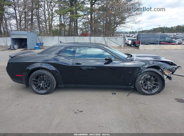 2C3CDZFJ2NH121559 2022 DODGE CHALLENGER Black Widok wnętrza z tyłu