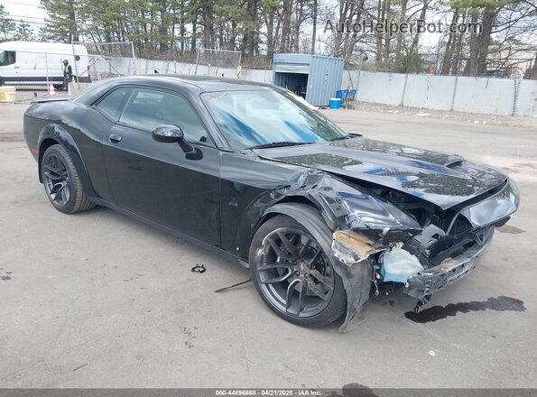 2C3CDZFJ2NH121559 2022 DODGE CHALLENGER Black Przód prawy