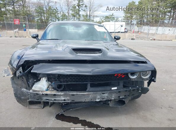 2C3CDZFJ2NH121559 2022 DODGE CHALLENGER Black Widok z przodu