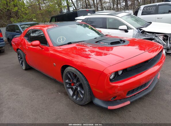 2C3CDZFJ5NH249939 2022 DODGE CHALLENGER Красный Передняя правая четверть