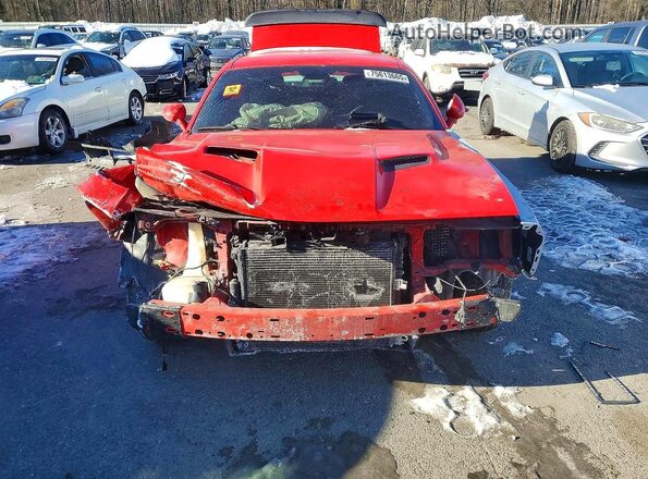 2C3CDZFJ7HH507351 2017 DODGE CHALLENGER Красный Вид спереди