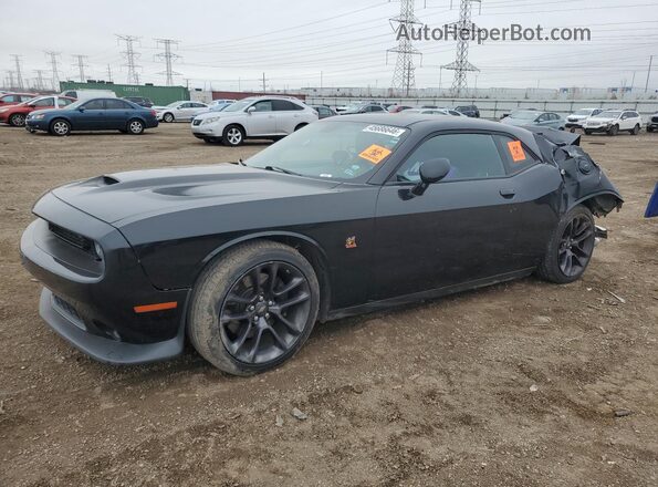 2C3CDZFJ8LH176188 2020 DODGE CHALLENGER Черный Передняя левая четверть