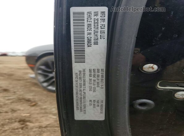2C3CDZFJ8LH176188 2020 DODGE CHALLENGER Черный Вид подкапотного пространства