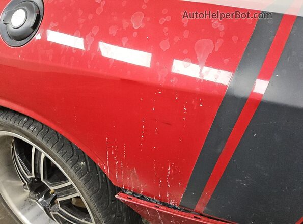 2C3CDZFJ9GH305447 2016 DODGE CHALLENGER Красный Панорамный вид салона 360°