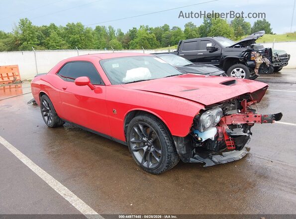 2C3CDZFJ9MH501318 2021 DODGE CHALLENGER Red Przód prawy
