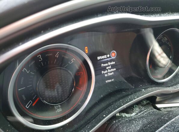 2C3CDZFJ9MH503022 2021 DODGE CHALLENGER Black Вид щитка приладів