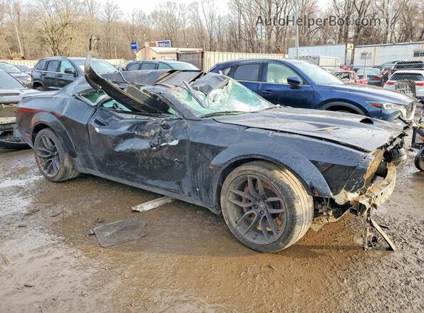 2C3CDZFJ9MH503022 2021 DODGE CHALLENGER Black Передня права чверть