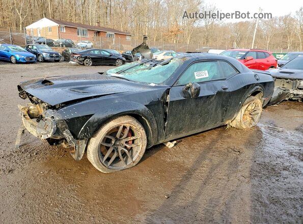 2C3CDZFJ9MH503022 2021 DODGE CHALLENGER Black Передня ліва чверть