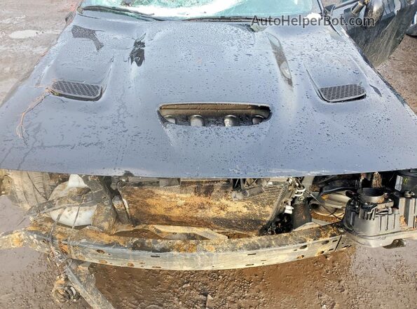 2C3CDZFJ9MH503022 2021 DODGE CHALLENGER Black Вид задньої частини салону