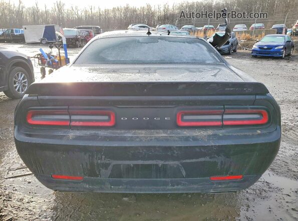 2C3CDZFJ9MH503022 2021 DODGE CHALLENGER Black Вид ззаду