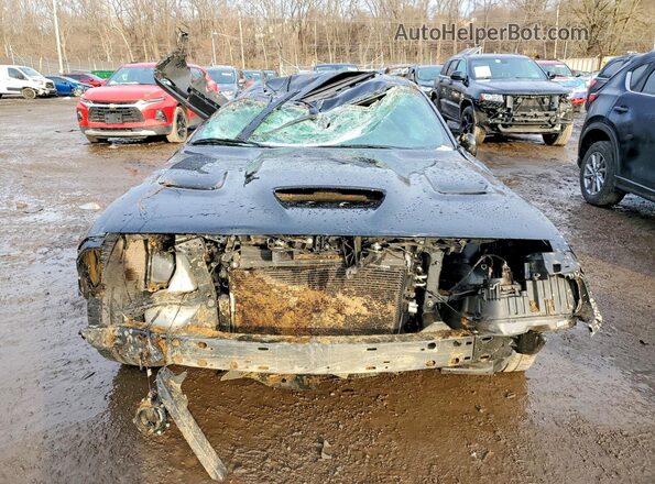 2C3CDZFJ9MH503022 2021 DODGE CHALLENGER Black Вид спереду