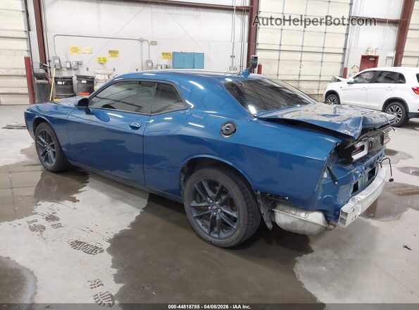 2C3CDZGG3MH635096 2021 DODGE CHALLENGER Blue Tył lewy