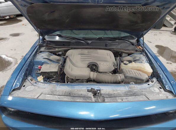2C3CDZGG3MH635096 2021 DODGE CHALLENGER Blue Widok z tyłu
