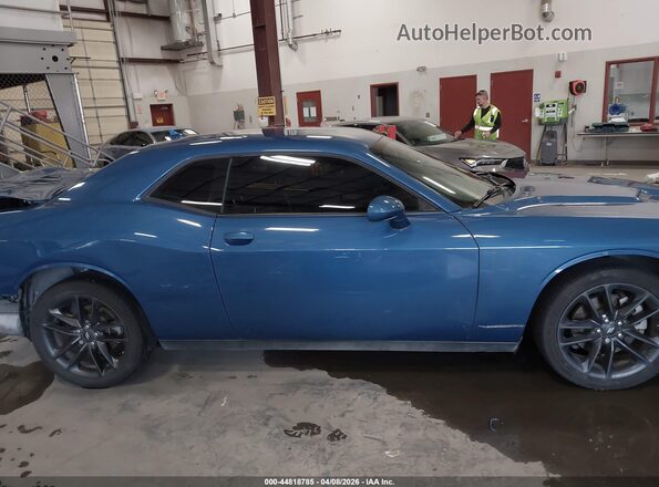 2C3CDZGG3MH635096 2021 DODGE CHALLENGER Blue Widok wnętrza 360 stopni