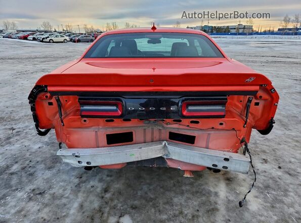 2C3CDZGG4JH217299 2018 DODGE CHALLENGER Оранжевый Вид сзади