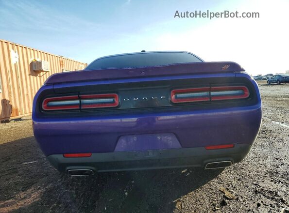 2C3CDZGG6KH665576 2019 DODGE CHALLENGER Фиолетовый Вид сзади