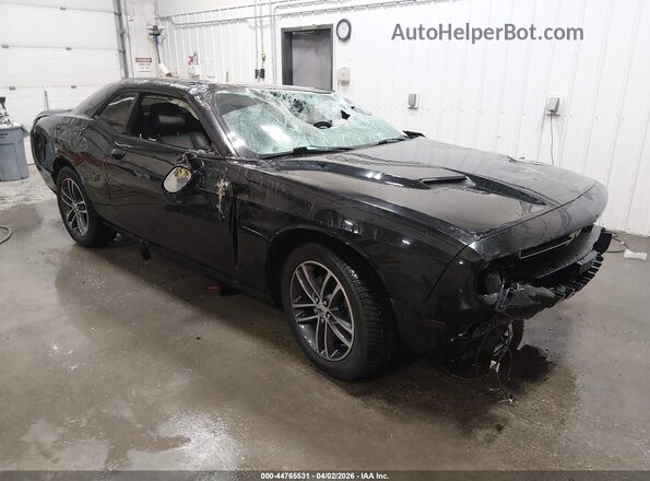 2C3CDZGG7KH677882 2019 DODGE CHALLENGER Черный Передняя правая четверть