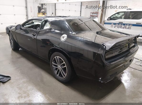 2C3CDZGG7KH677882 2019 DODGE CHALLENGER Черный Задняя левая четверть