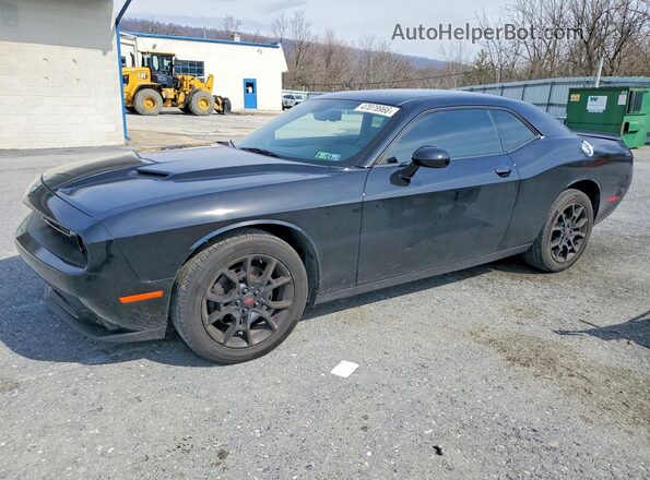 2C3CDZGG9HH580904 2017 DODGE CHALLENGER Черный Передняя левая четверть