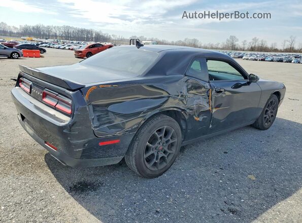 2C3CDZGG9HH580904 2017 DODGE CHALLENGER Черный Задняя правая четверть